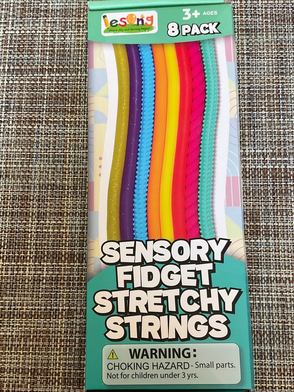 Lesong Sensory Fidget Stretchy Strings - Bright Multicolor Pack